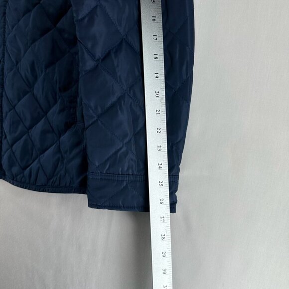 Stormtech Performance Jacket Mens Sz M Bushwick Quilted Utility Snap Front Blue - Picture 11 of 12